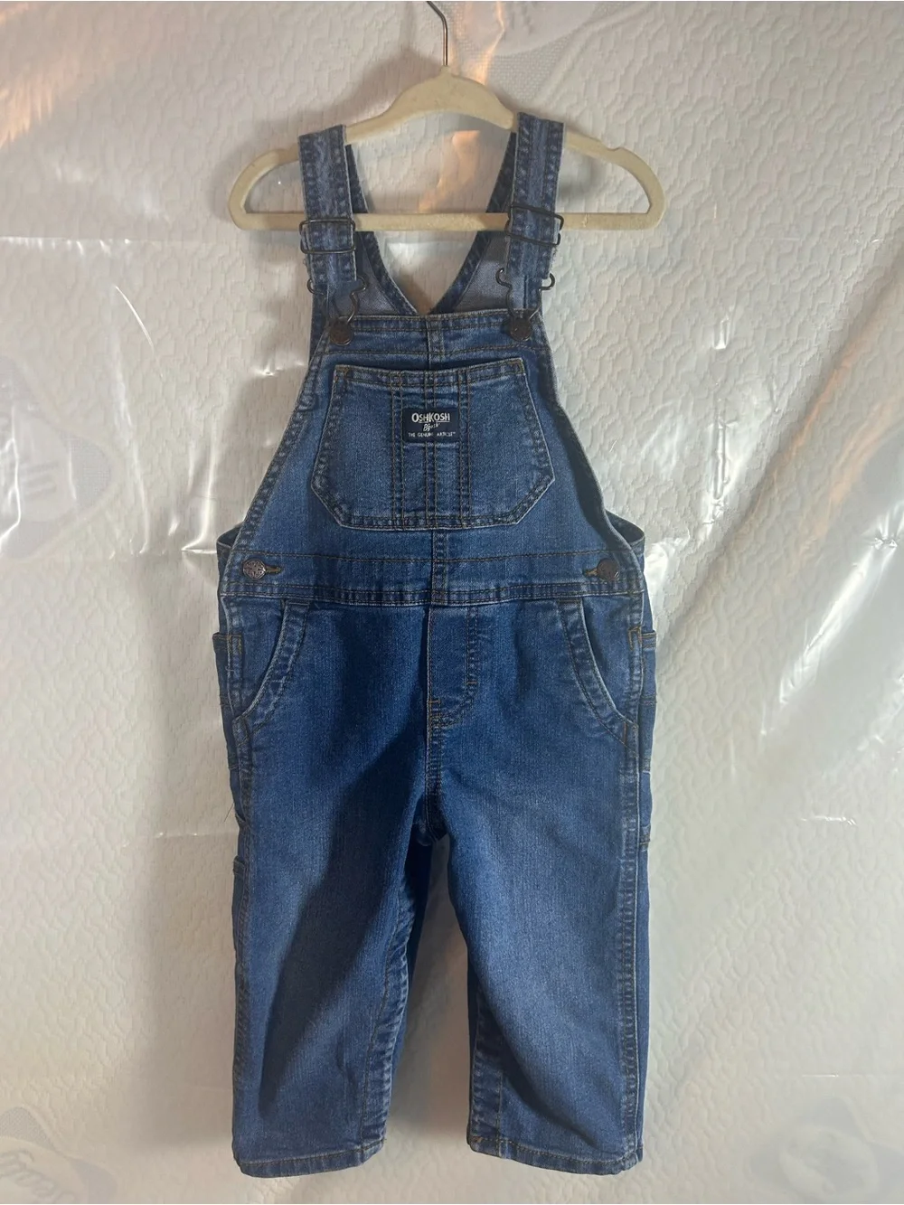 Oshkosh B’Gosh Jean overalls 24months